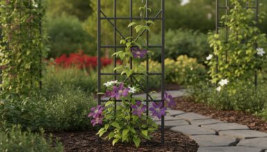 Rankgitter für Clematis