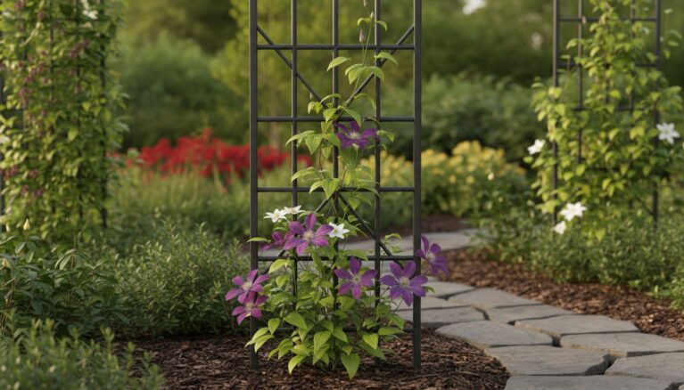 Rankgitter für Clematis