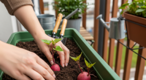 Süßkartoffeln pflanzen im Balkonkasten – So geht’s