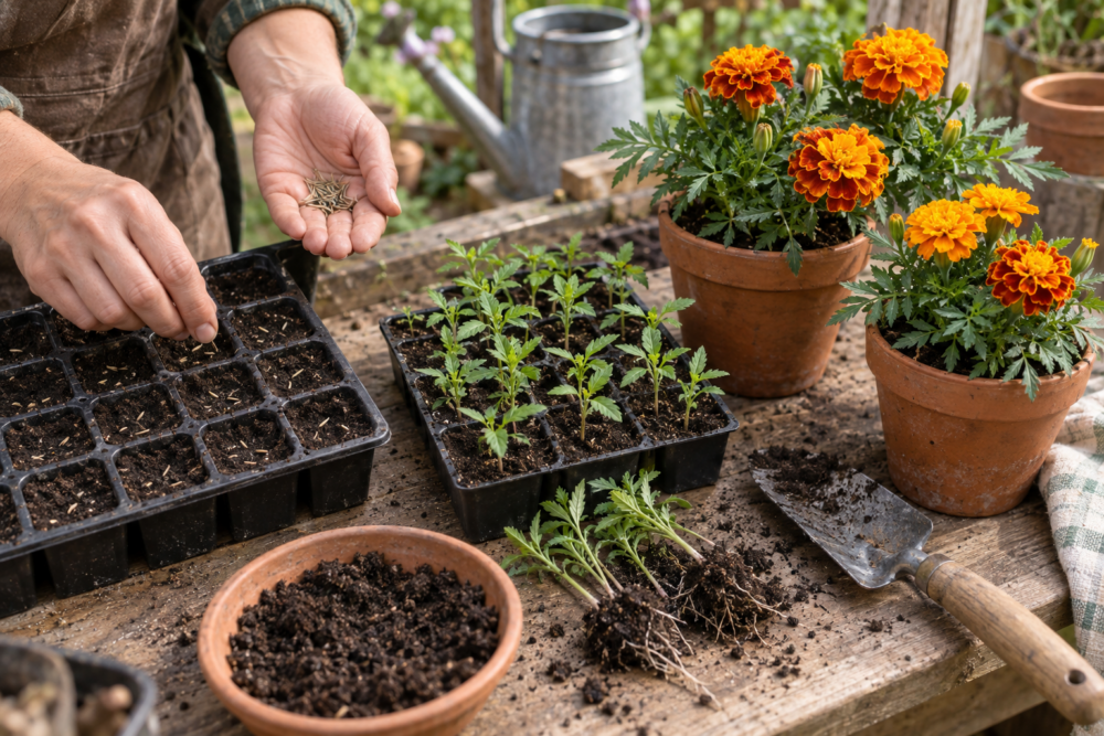 tagetes aussäen methoden editorial