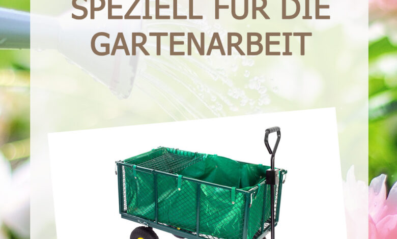 Gartenwagen   Handwagen speziell für die Gartenarbeit